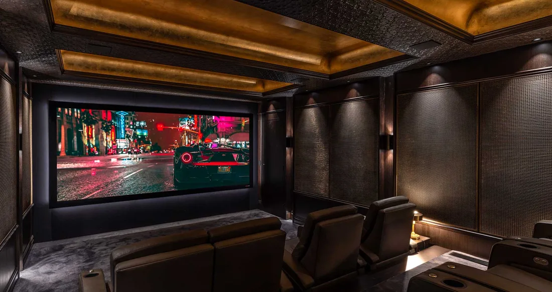 A private home cinema